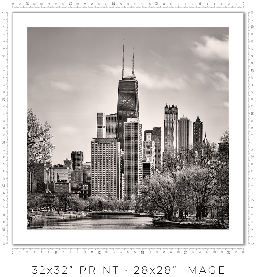 Gold Coast Skyline from Fullerton Avenue Bridge - Igor Menaker Fine Art Photography