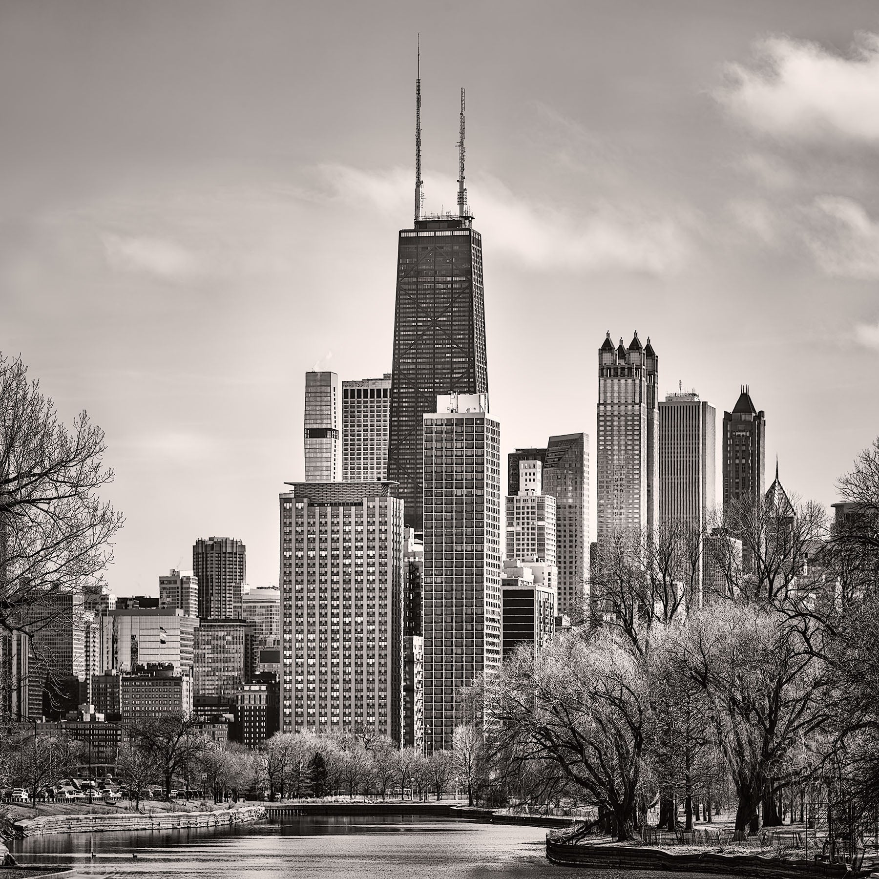 Gold Coast Skyline from Fullerton Avenue Bridge - Igor Menaker Fine Art Photography