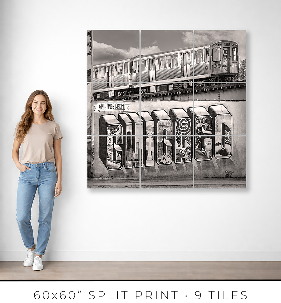 Greetings from Chicago Mural - Igor Menaker Fine Art Photography