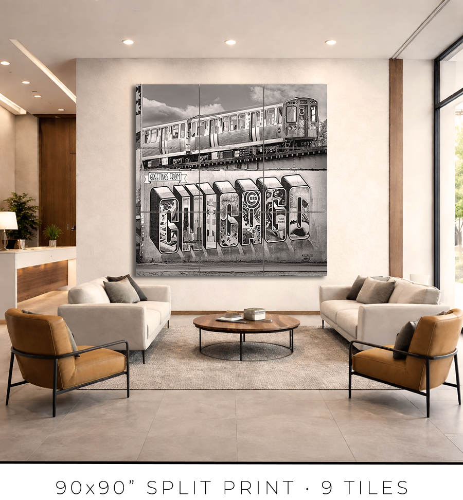 Greetings from Chicago Mural - Igor Menaker Fine Art Photography