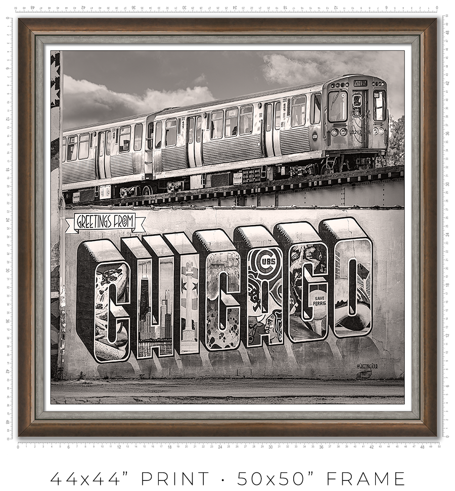 Greetings from Chicago Mural - Igor Menaker Fine Art Photography