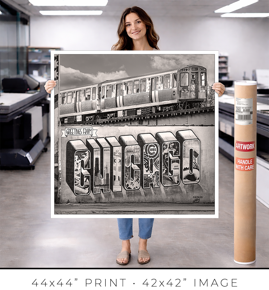 Greetings from Chicago Mural - Igor Menaker Fine Art Photography