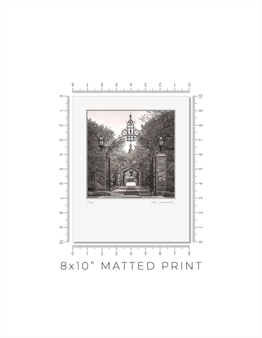 Hull Court Gate at the University Of Chicago - Igor Menaker Fine Art Photography