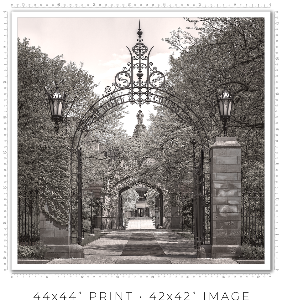 Hull Court Gate at the University Of Chicago - Igor Menaker Fine Art Photography