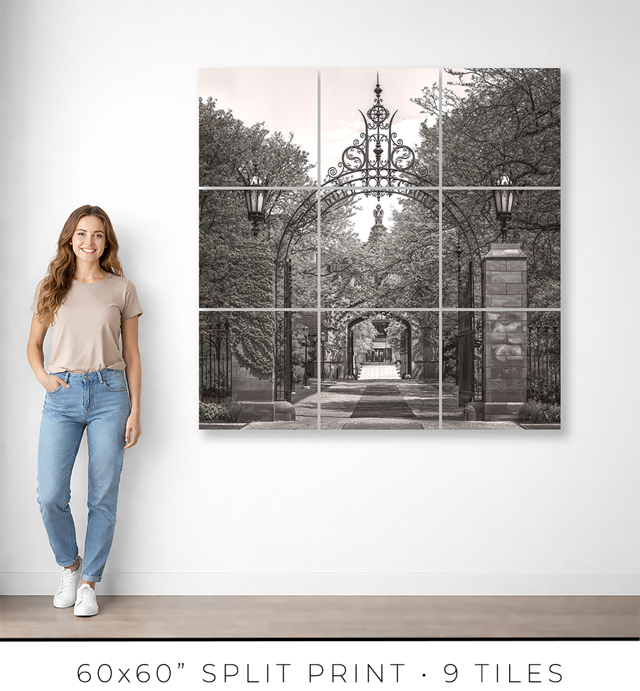 Hull Court Gate at the University Of Chicago - Igor Menaker Fine Art Photography