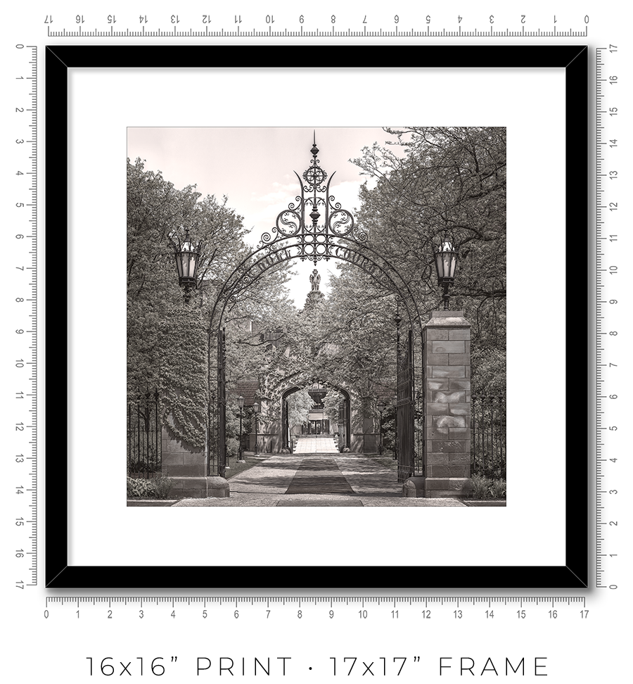 Hull Court Gate at the University Of Chicago - Igor Menaker Fine Art Photography