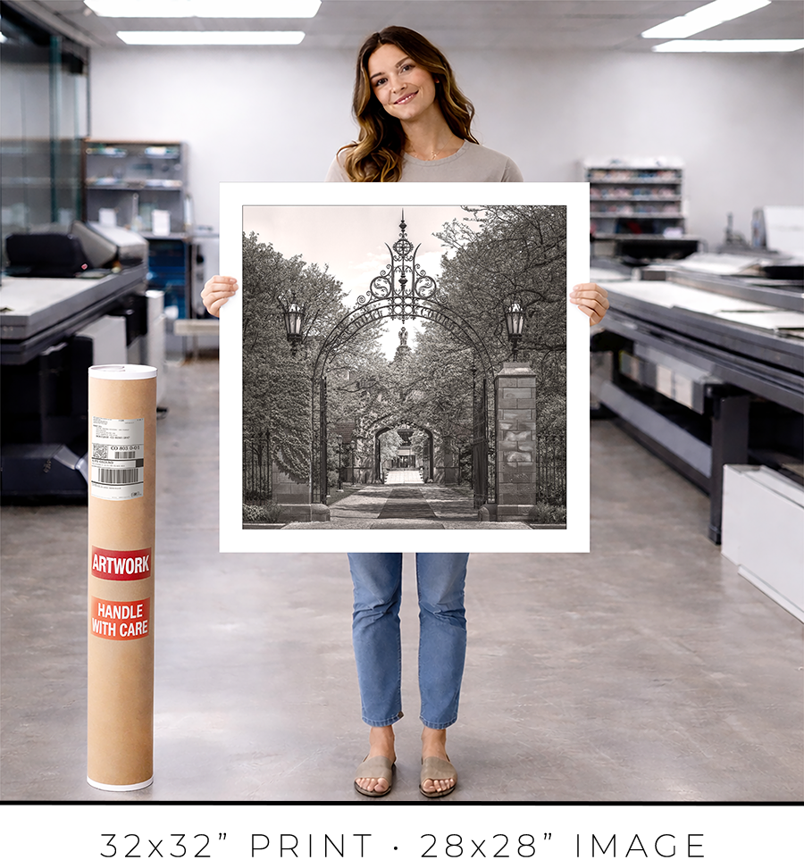 Hull Court Gate at the University Of Chicago - Igor Menaker Fine Art Photography