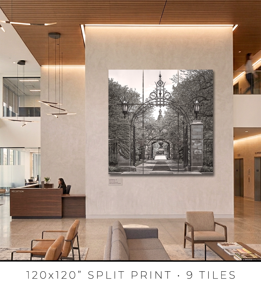 Hull Court Gate at the University Of Chicago - Igor Menaker Fine Art Photography