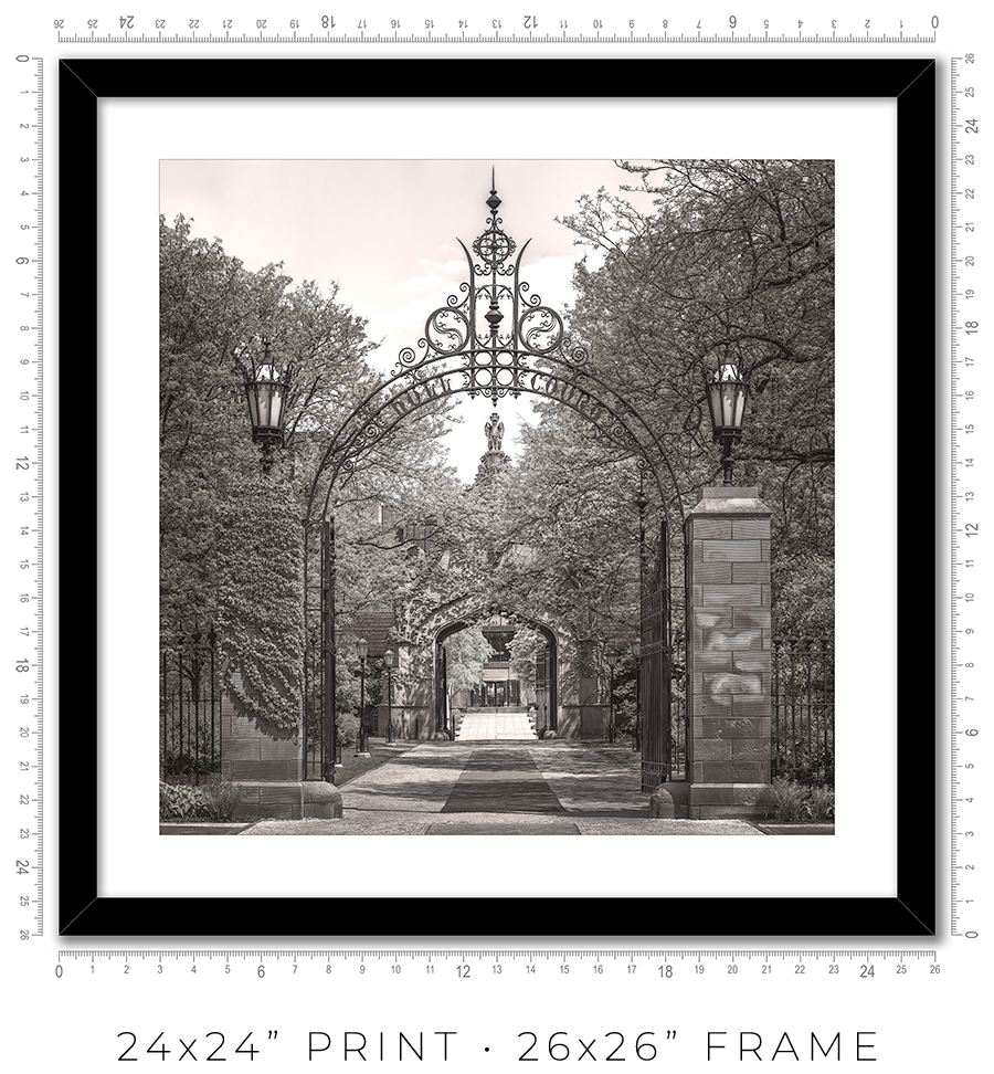 Hull Court Gate at the University Of Chicago - Igor Menaker Fine Art Photography