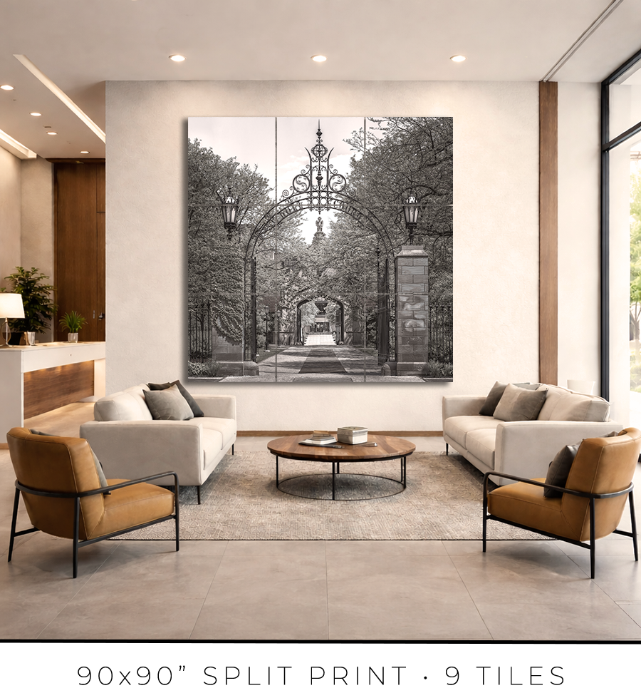 Hull Court Gate at the University Of Chicago - Igor Menaker Fine Art Photography