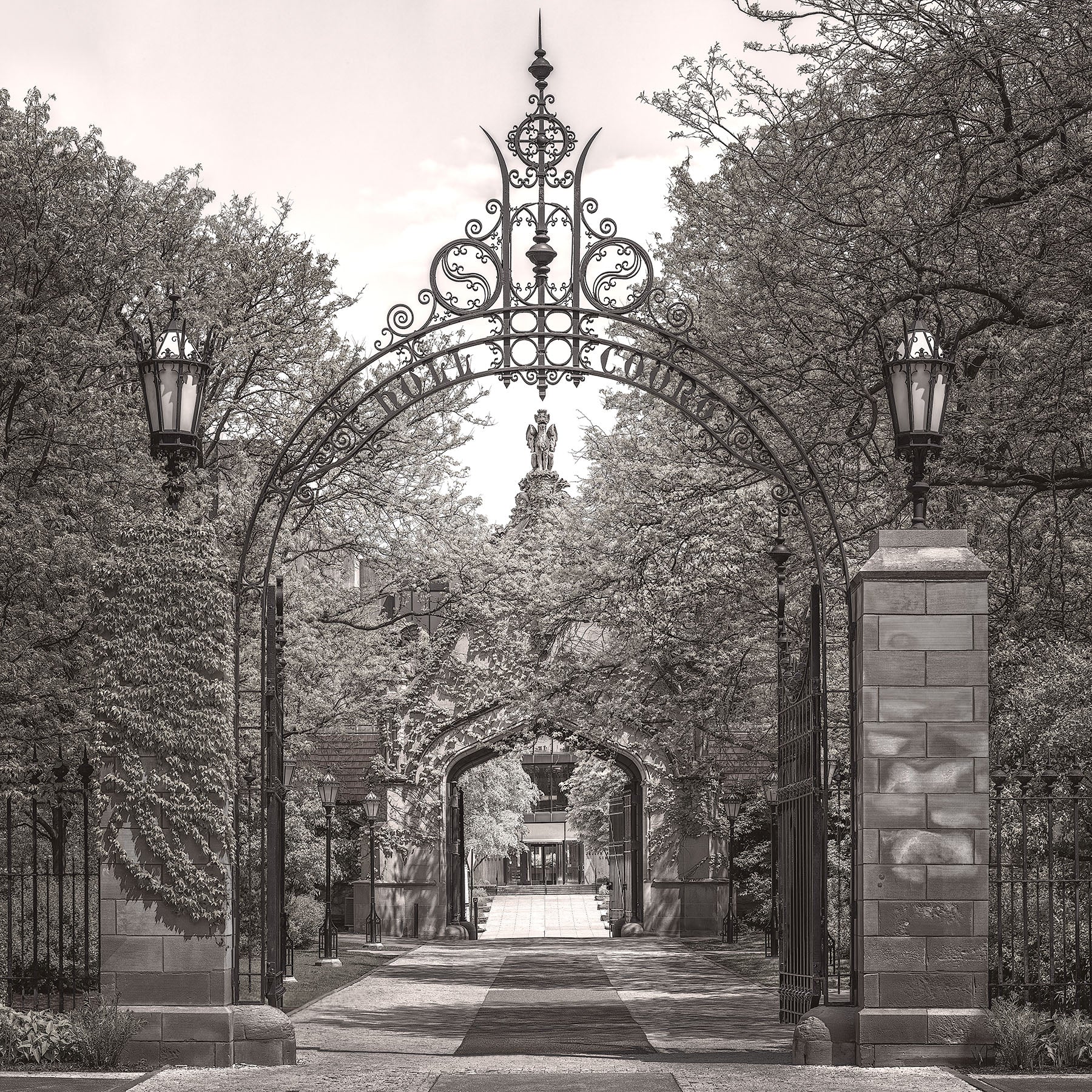 Hull Court Gate at the University Of Chicago - Igor Menaker Fine Art Photography