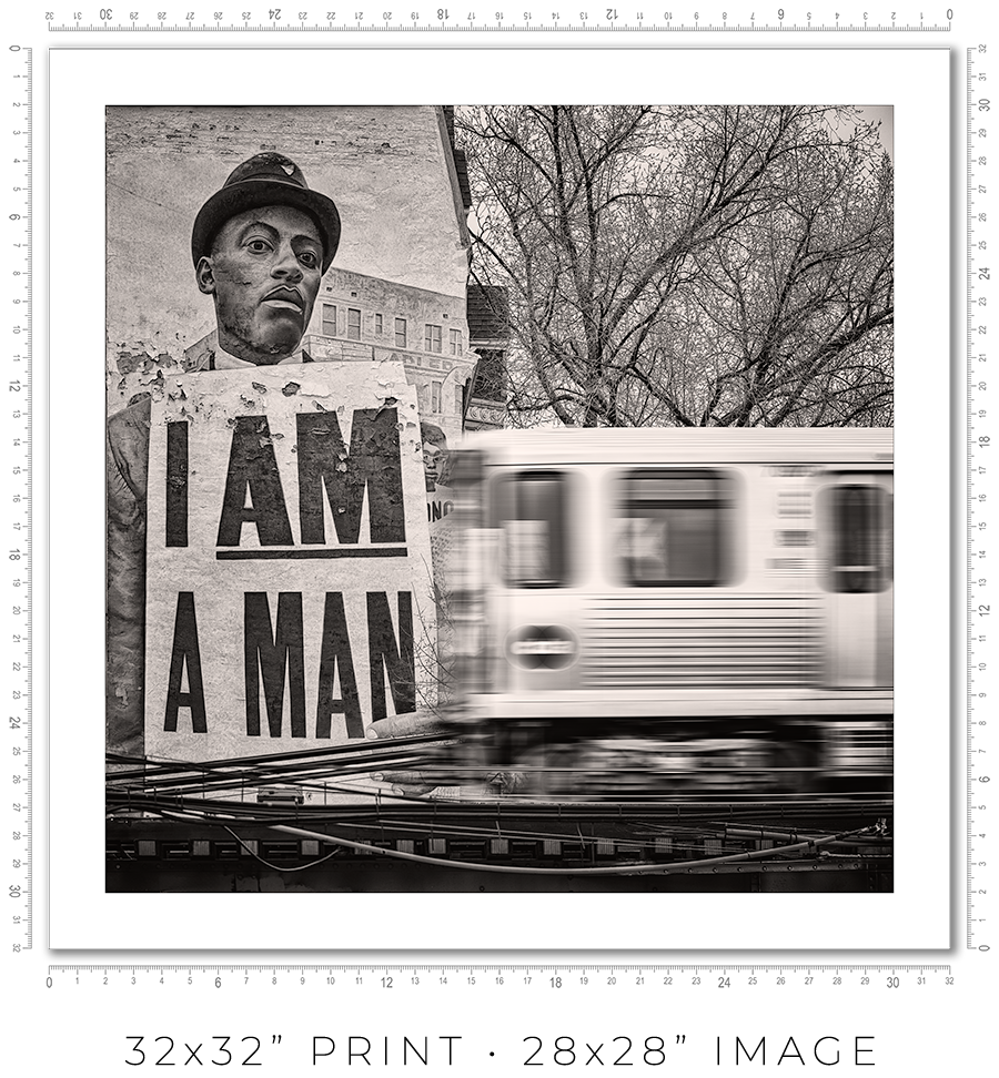 I am a Man Mural - Igor Menaker Fine Art Photography