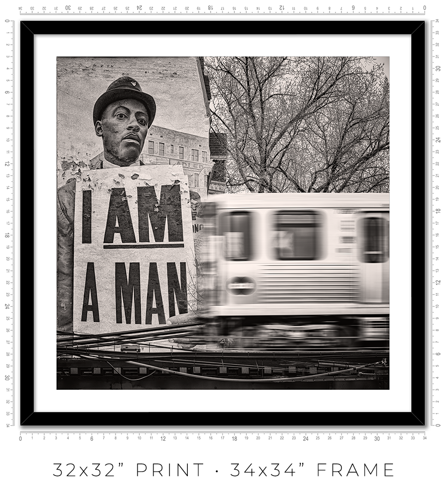 I am a Man Mural - Igor Menaker Fine Art Photography