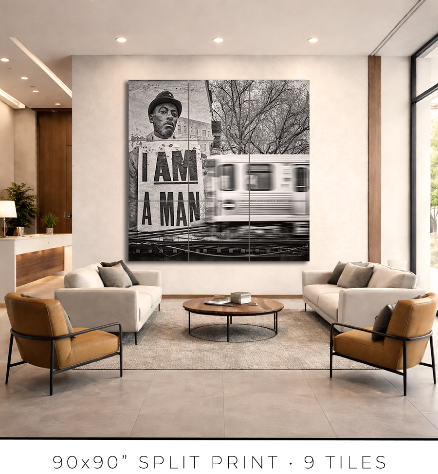 I am a Man Mural - Igor Menaker Fine Art Photography