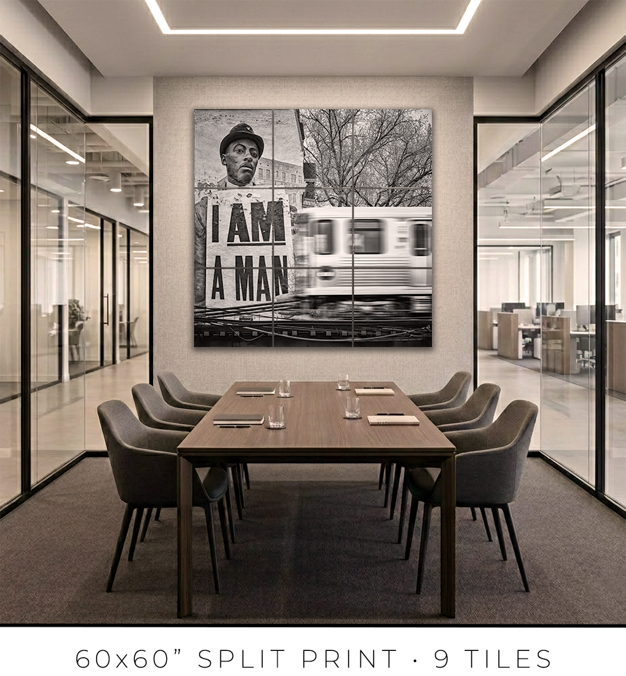 I am a Man Mural - Igor Menaker Fine Art Photography