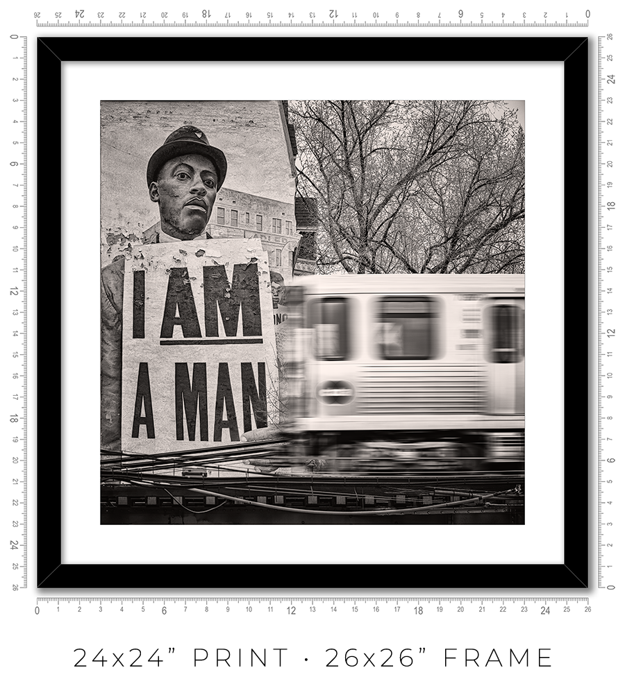 I am a Man Mural - Igor Menaker Fine Art Photography