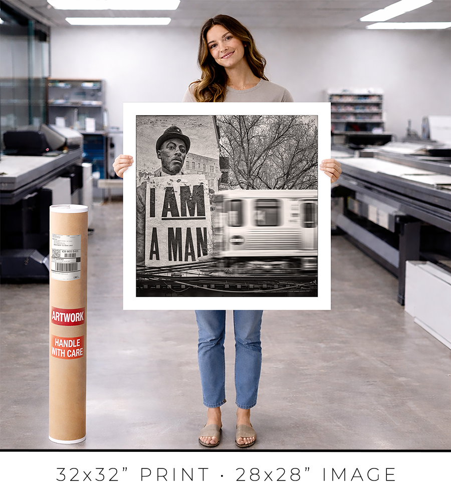 I am a Man Mural - Igor Menaker Fine Art Photography