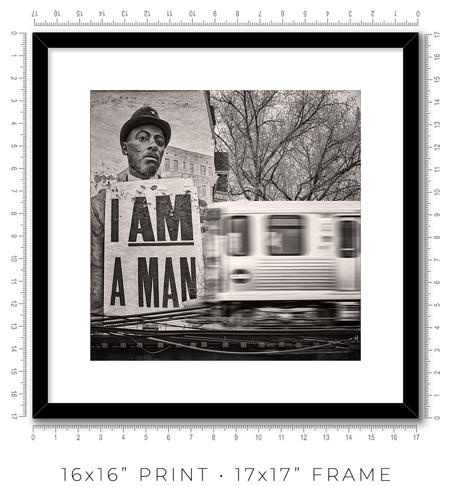 I am a Man Mural - Igor Menaker Fine Art Photography