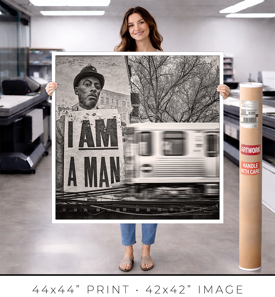 I am a Man Mural - Igor Menaker Fine Art Photography