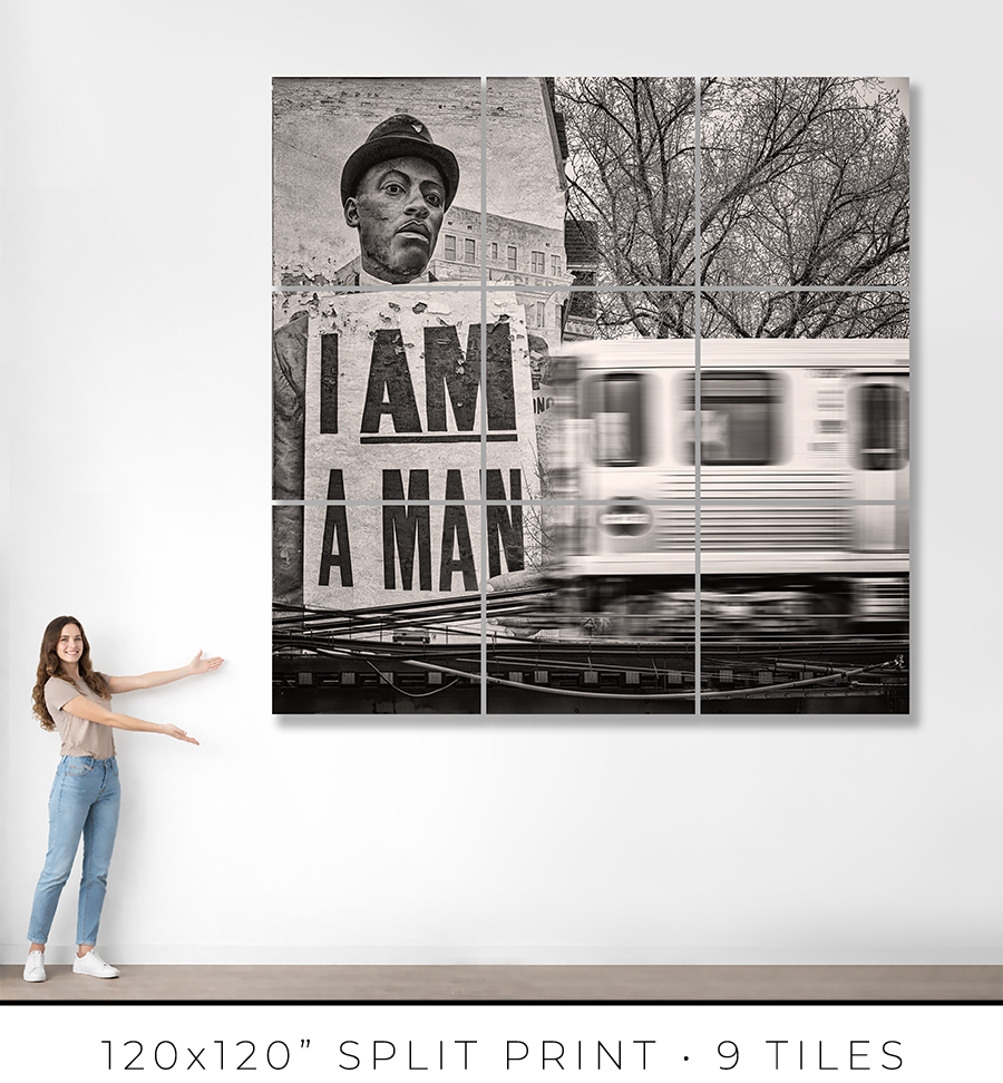 I am a Man Mural - Igor Menaker Fine Art Photography