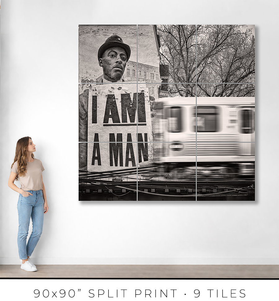 I am a Man Mural - Igor Menaker Fine Art Photography