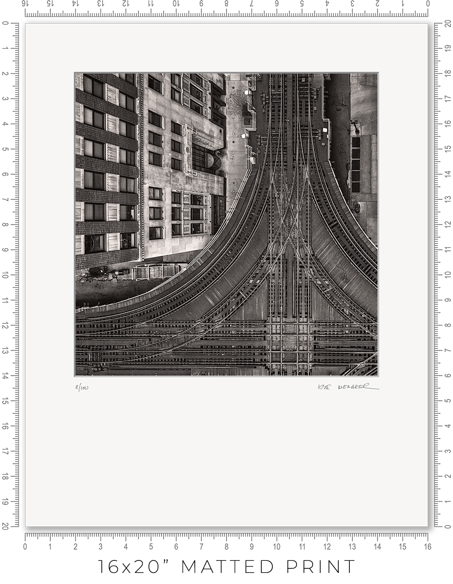 Lake and Wells Tower 18 Junction - Igor Menaker Fine Art Photography