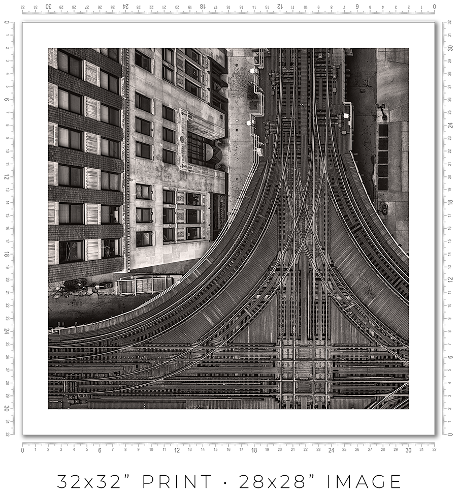 Lake and Wells Tower 18 Junction - Igor Menaker Fine Art Photography