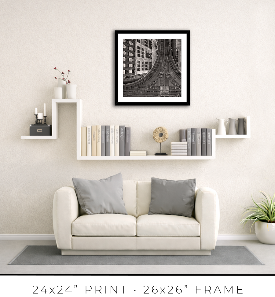 Lake and Wells Tower 18 Junction - Igor Menaker Fine Art Photography