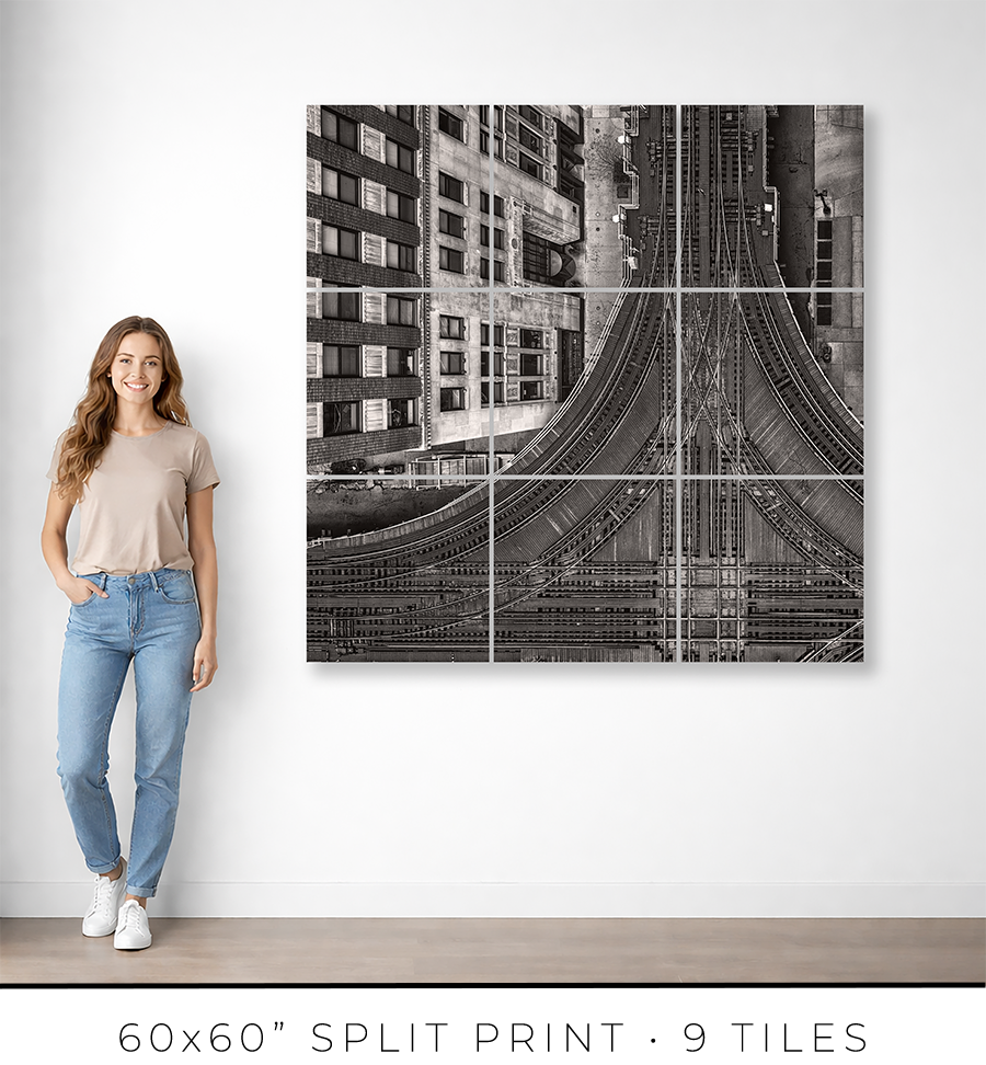 Lake and Wells Tower 18 Junction - Igor Menaker Fine Art Photography