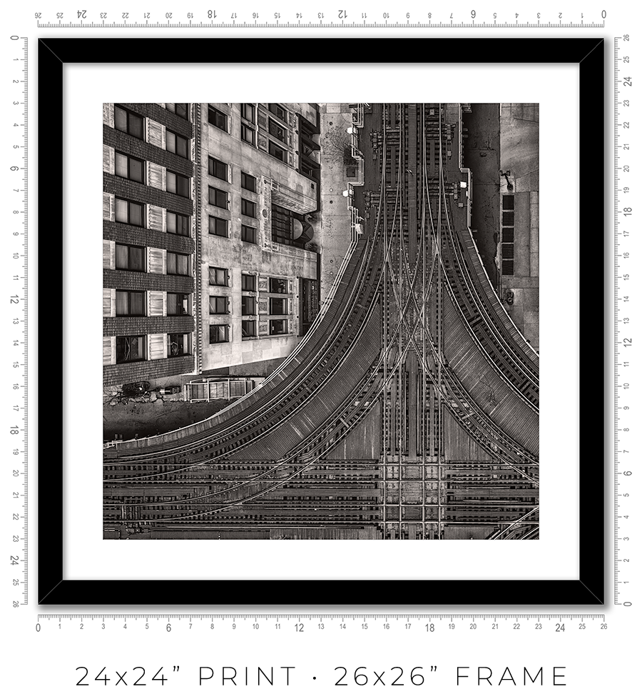 Lake and Wells Tower 18 Junction - Igor Menaker Fine Art Photography