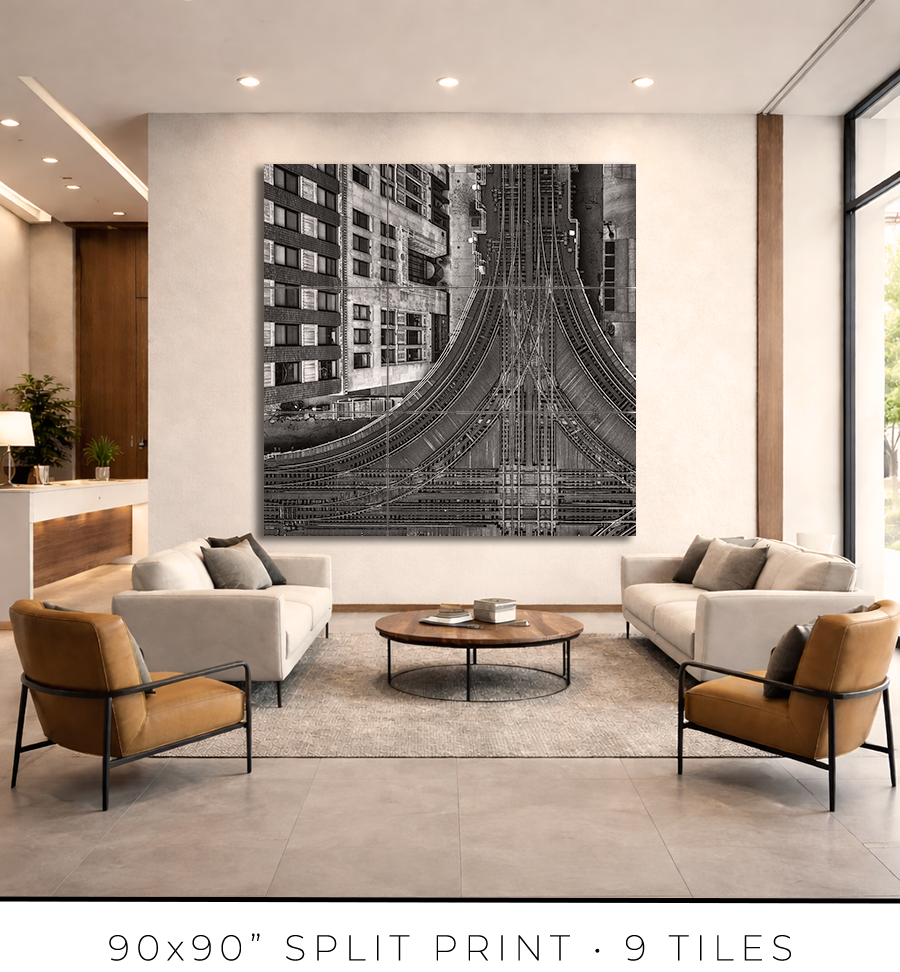 Lake and Wells Tower 18 Junction - Igor Menaker Fine Art Photography