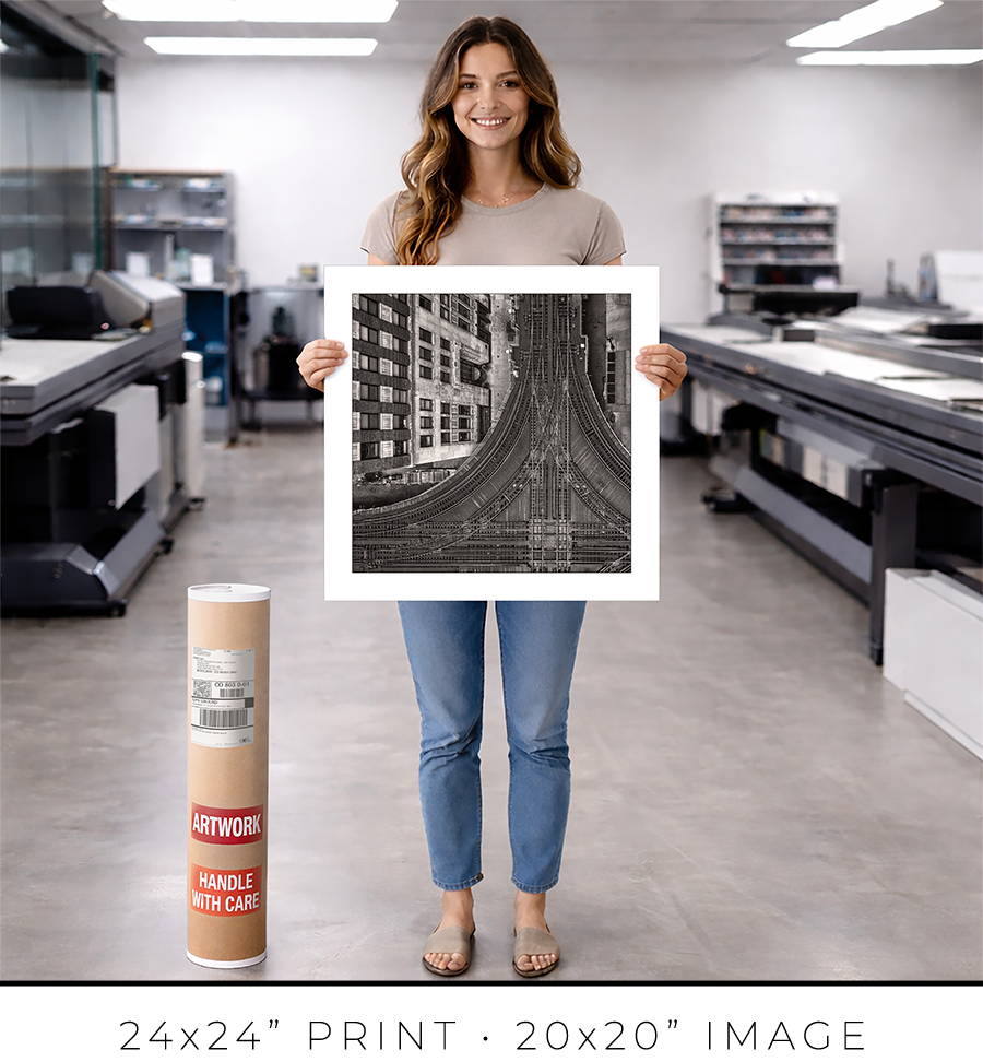 Lake and Wells Tower 18 Junction - Igor Menaker Fine Art Photography