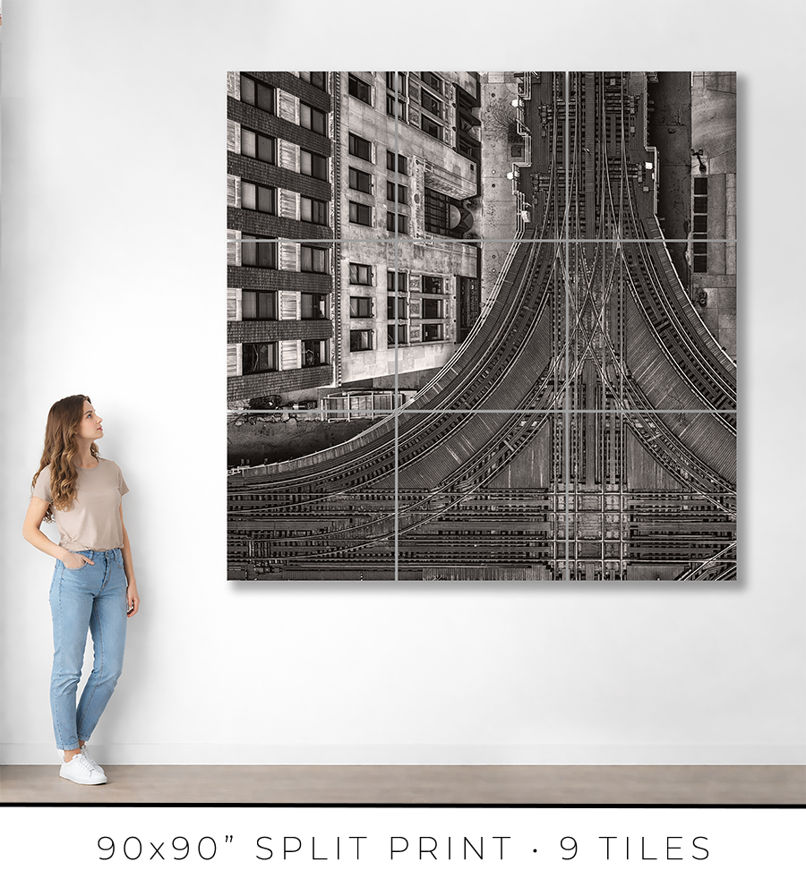 Lake and Wells Tower 18 Junction - Igor Menaker Fine Art Photography