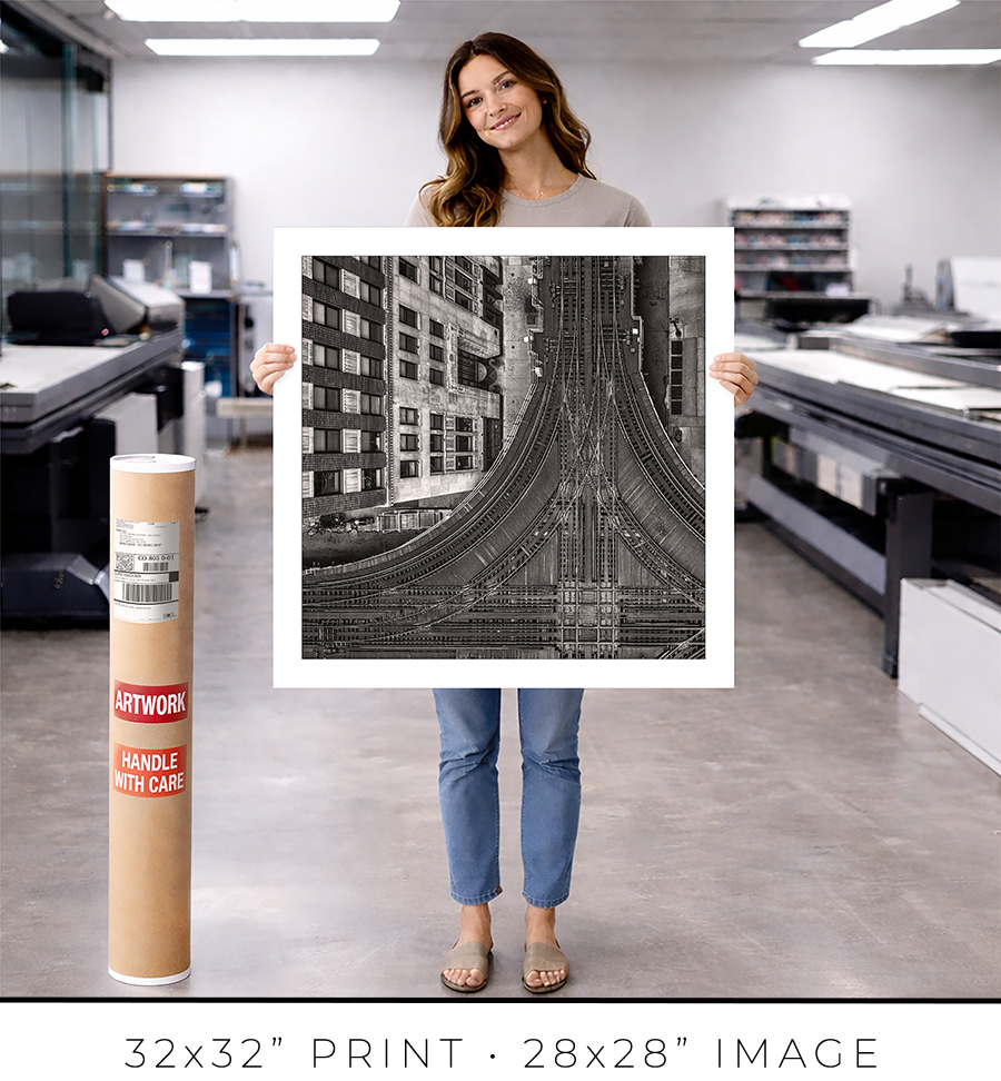 Lake and Wells Tower 18 Junction - Igor Menaker Fine Art Photography