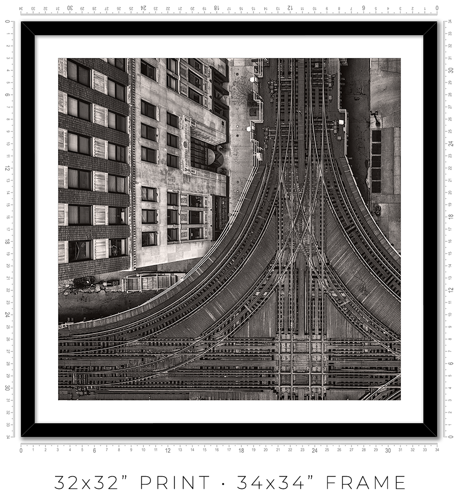 Lake and Wells Tower 18 Junction - Igor Menaker Fine Art Photography