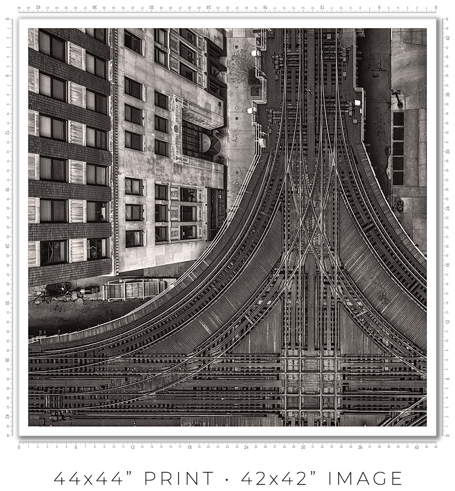 Lake and Wells Tower 18 Junction - Igor Menaker Fine Art Photography