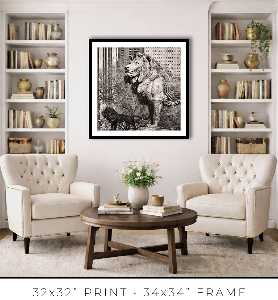 Lions of the Art Institute - Igor Menaker Fine Art Photography