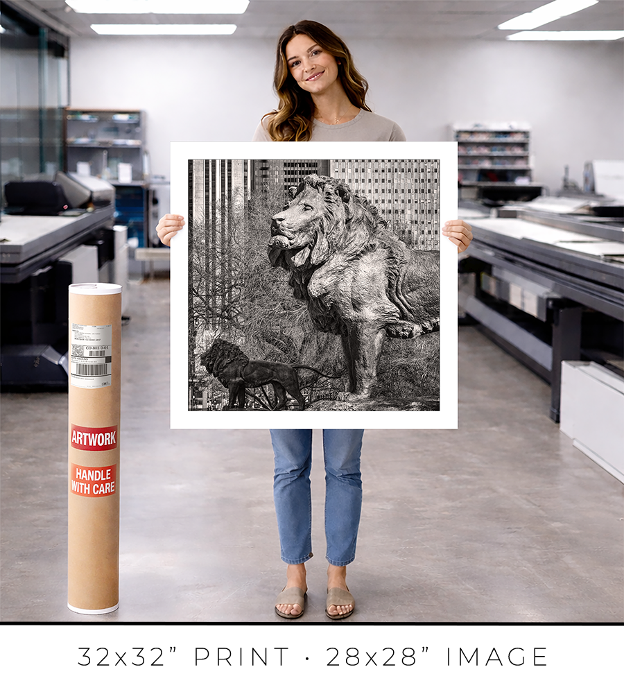 Lions of the Art Institute - Igor Menaker Fine Art Photography