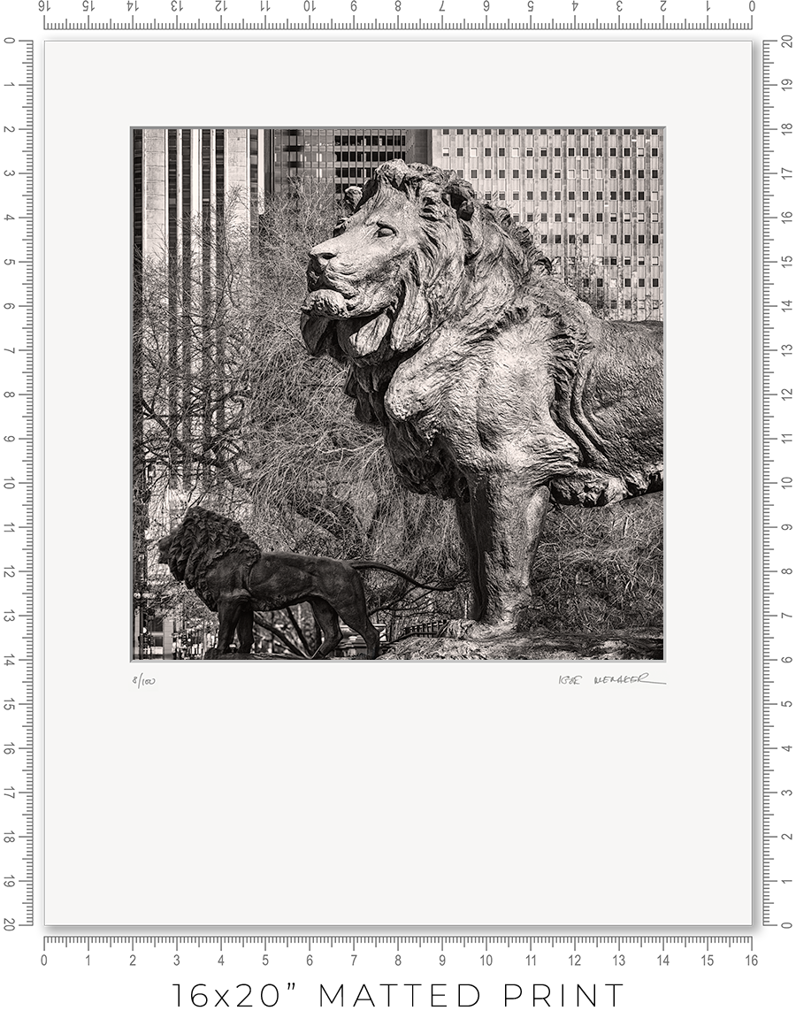 Lions of the Art Institute - Igor Menaker Fine Art Photography