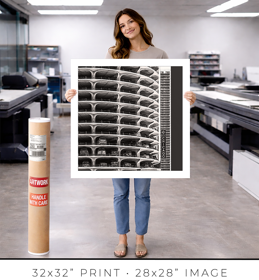 Marina City Parking Garage - Igor Menaker Fine Art Photography