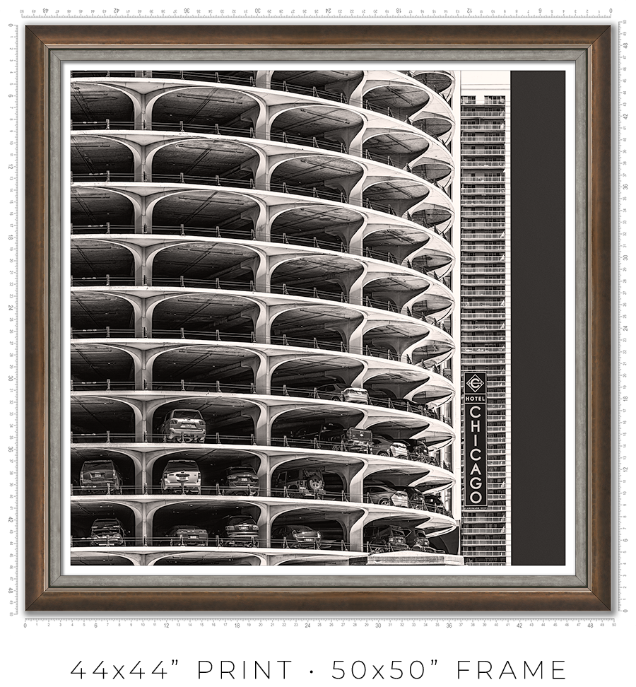 Marina City Parking Garage - Igor Menaker Fine Art Photography