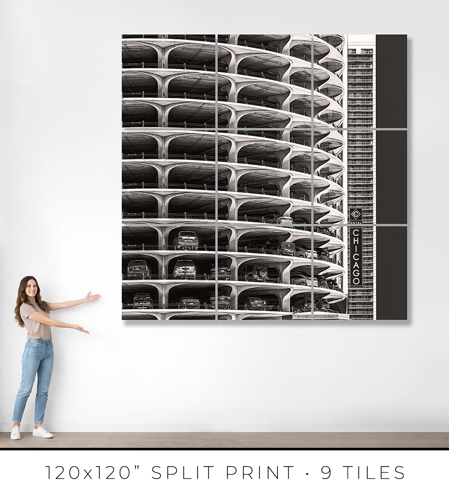 Marina City Parking Garage - Igor Menaker Fine Art Photography