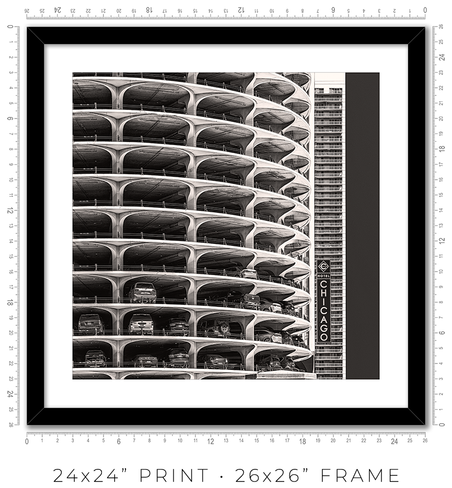 Marina City Parking Garage - Igor Menaker Fine Art Photography