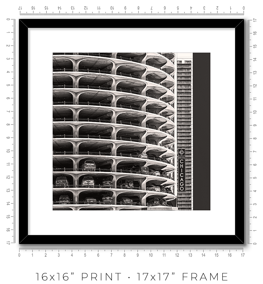 Marina City Parking Garage - Igor Menaker Fine Art Photography