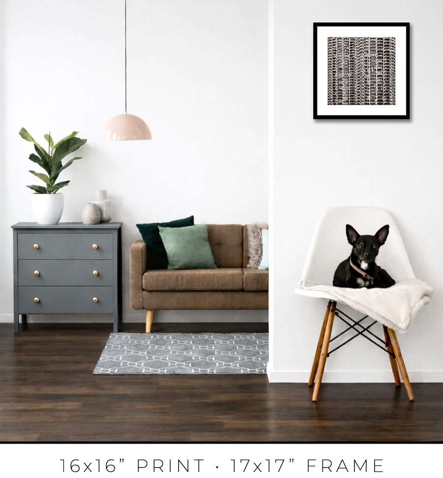 Marina City From London House Rooftop - Igor Menaker Fine Art Photography