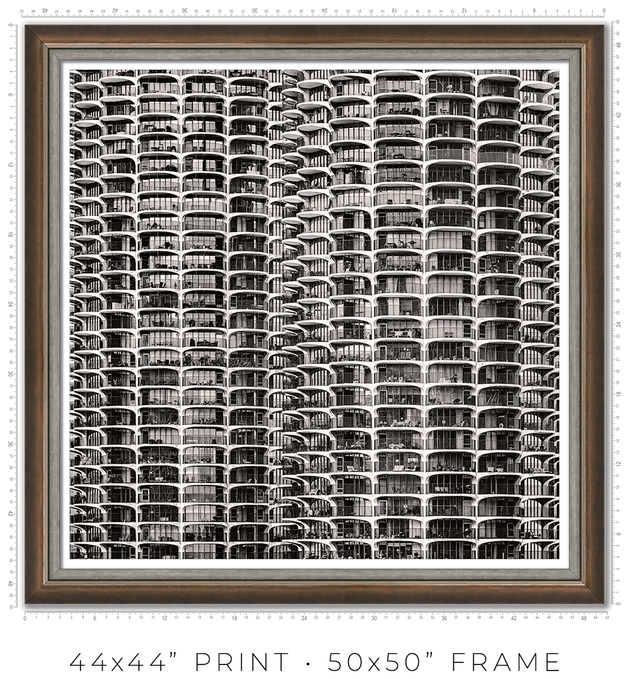 Marina City From London House Rooftop - Igor Menaker Fine Art Photography