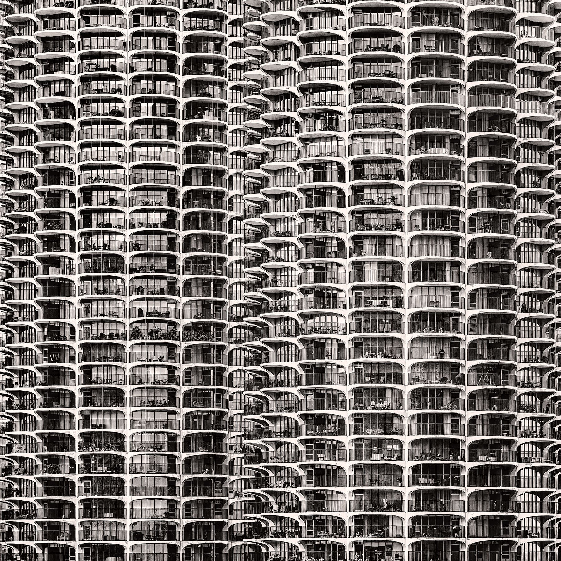 Marina City From London House Rooftop - Igor Menaker Fine Art Photography