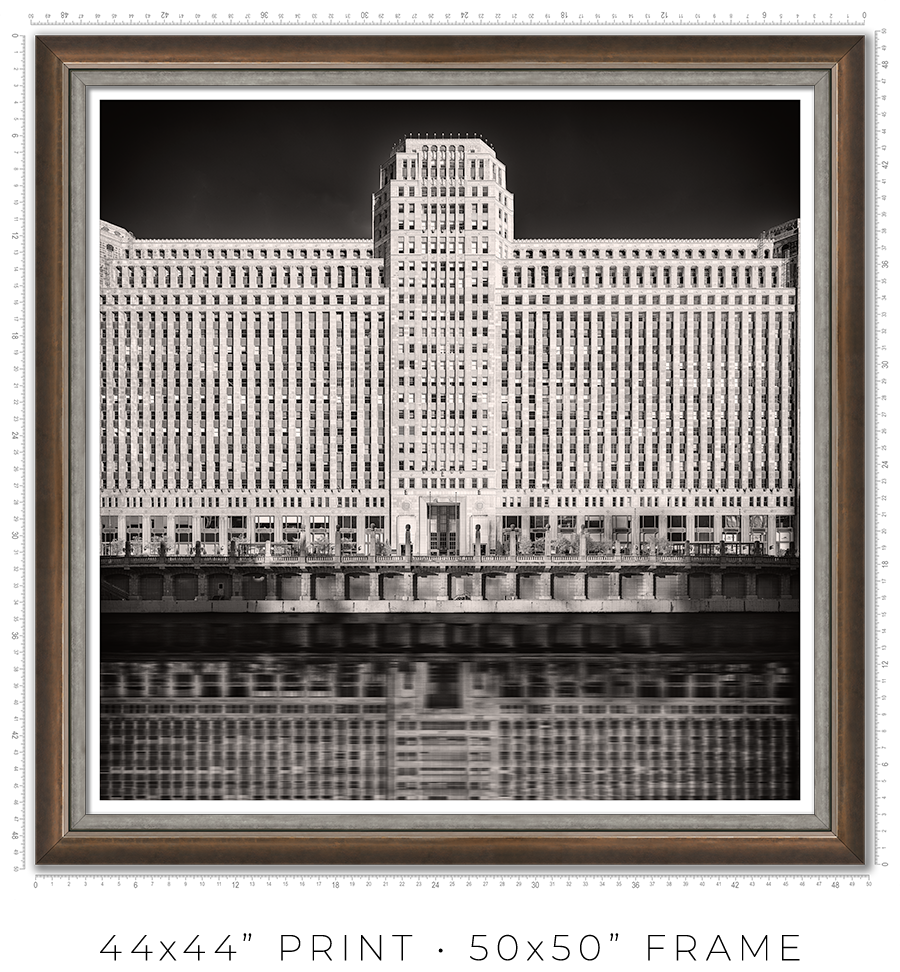 Merchandise Mart Reflected in Chicago River