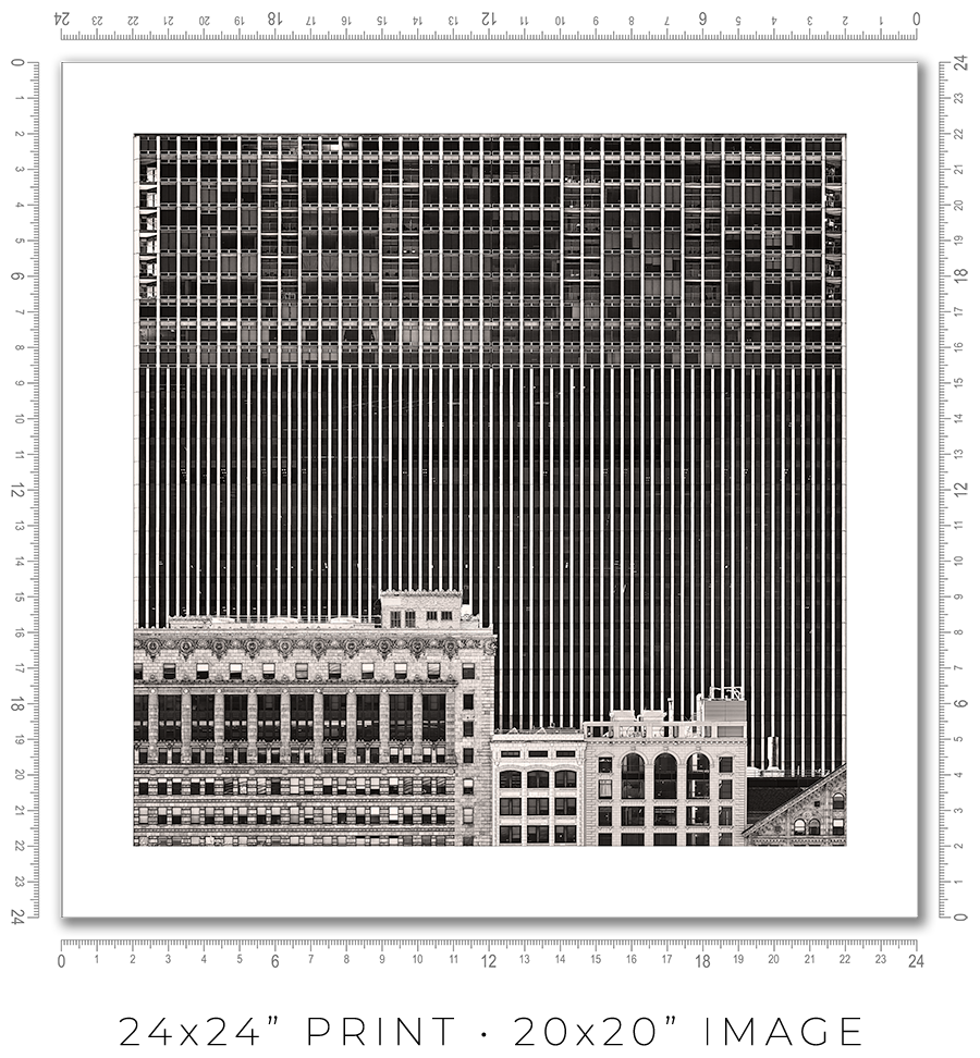 Mid-Continental Plaza Facade from Grant Park