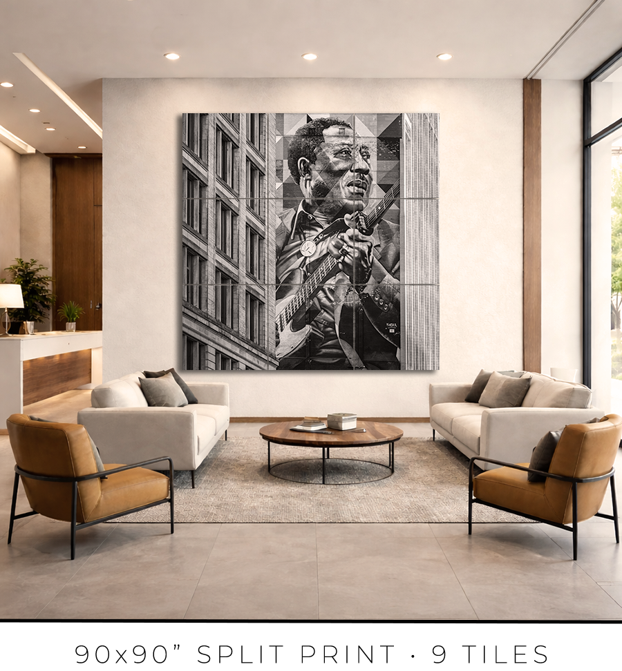Muddy Waters Mural - Igor Menaker Fine Art Photography